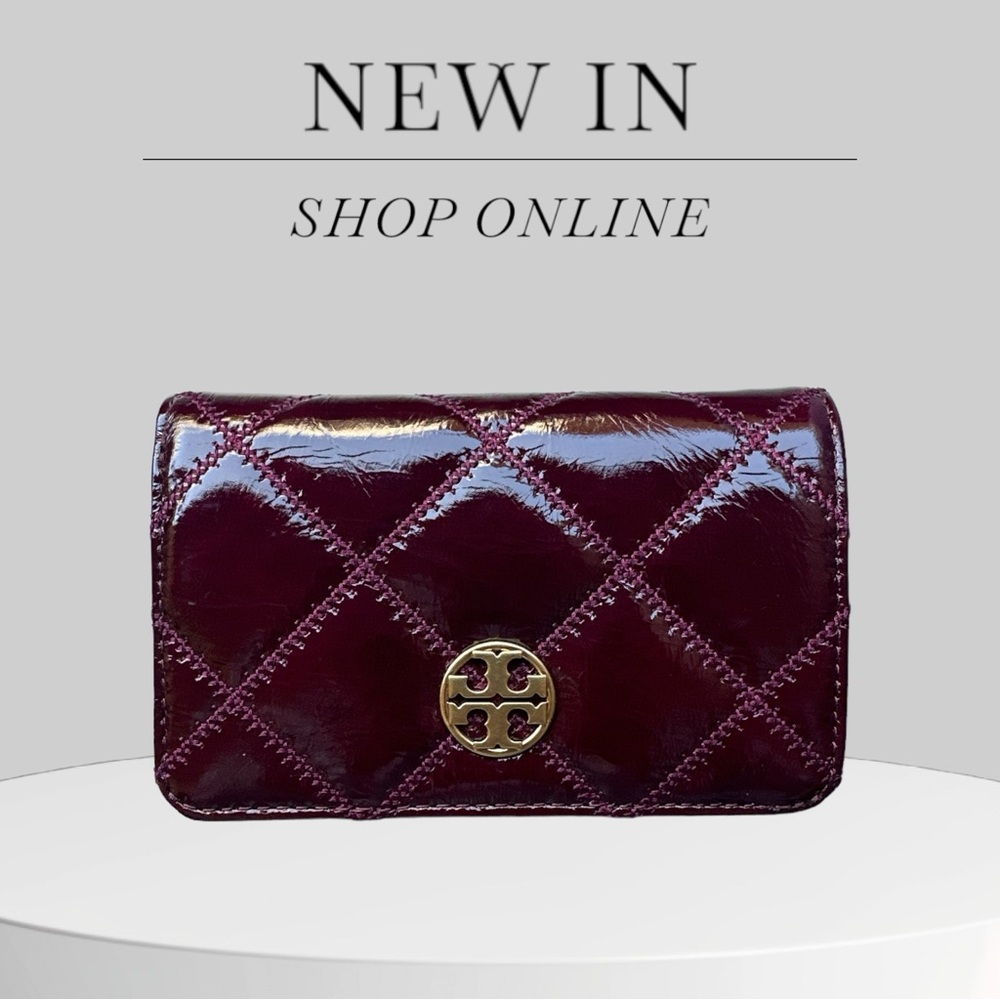 Tory burch red wine wallet